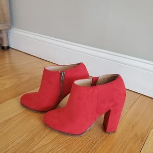 New red booties